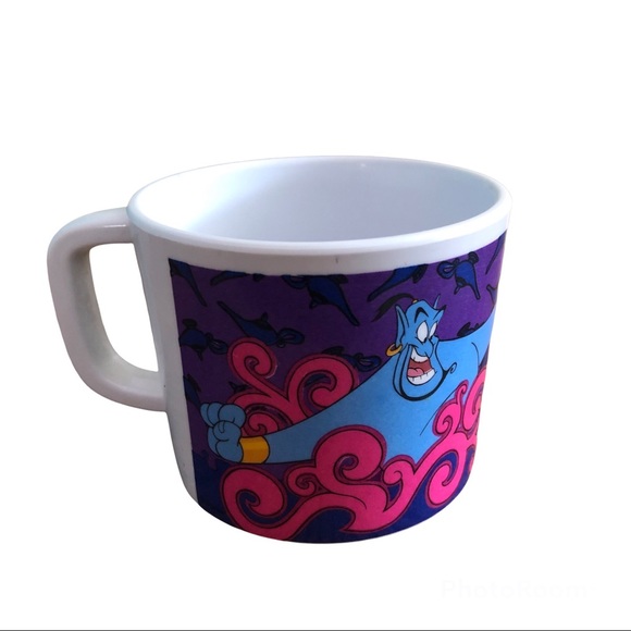 Zak Designs | Dining | Disney Aladdin Plastic Cup Mug With Abu Genie Flying  Carpet By Zak Designs Vtg | Poshmark